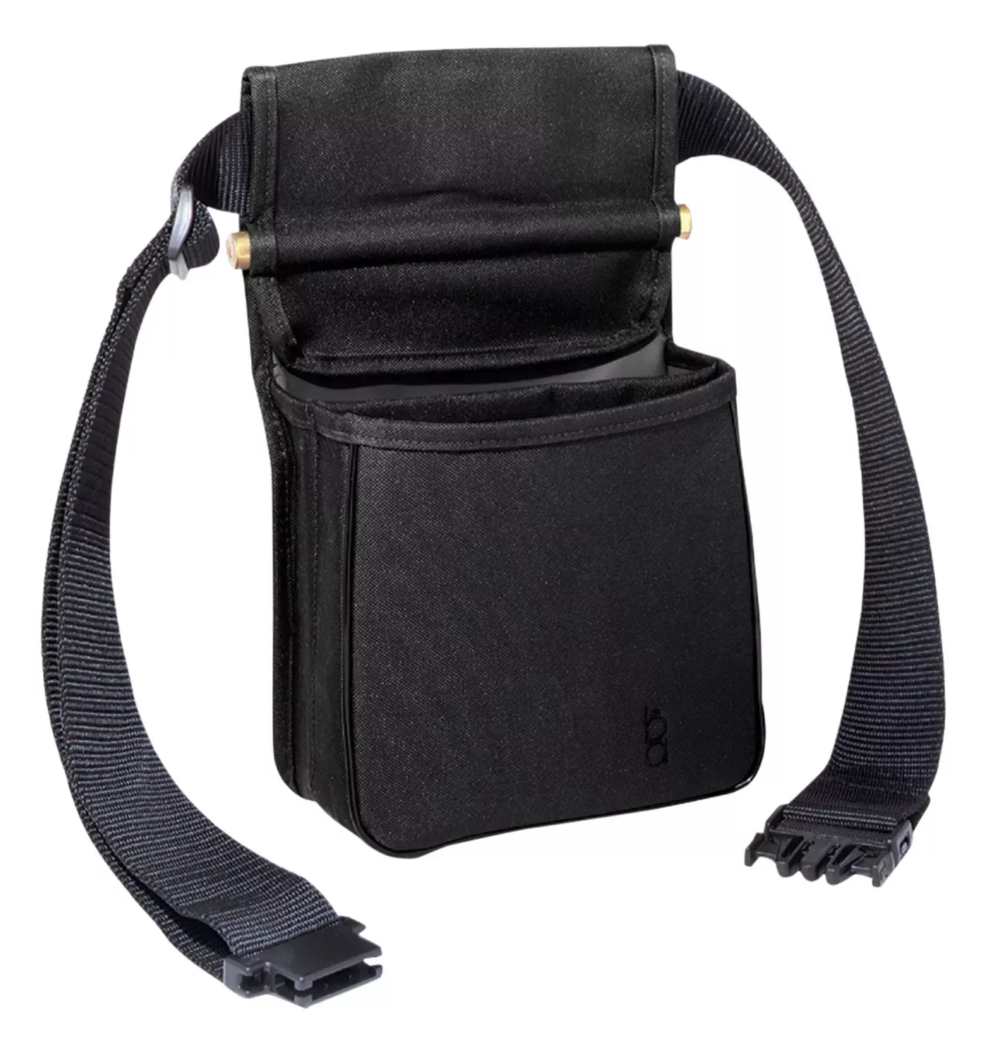 Bob Allen Original Divided Shell Pouch 50 Rounds Black Nylon 26″-50″