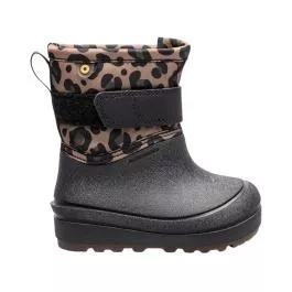BOGS Baby Snow Boots Baby Snow Shell - Leopard - Black Multi - 6