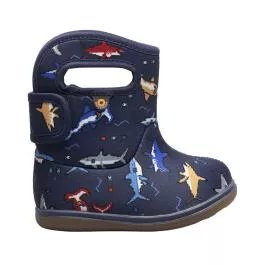 BOGS Footwear Toddler Baby Bogs II Pixel Shark Boots - Navy Multi - 6
