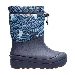 BOGS Kids' Winter Boots Snow Shell - Friendly Yeti - Navy Multi - 11
