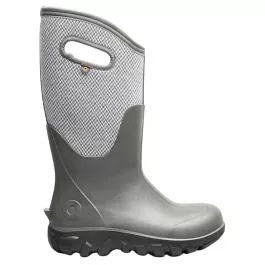 BOGS Women's Farm Boots Classic Seamless Tall - Chevron - Gray Multi - 6