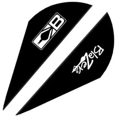 Bohning Blazer 2" Vane Arrow Fletching Black Pack of 36, 10831BK2