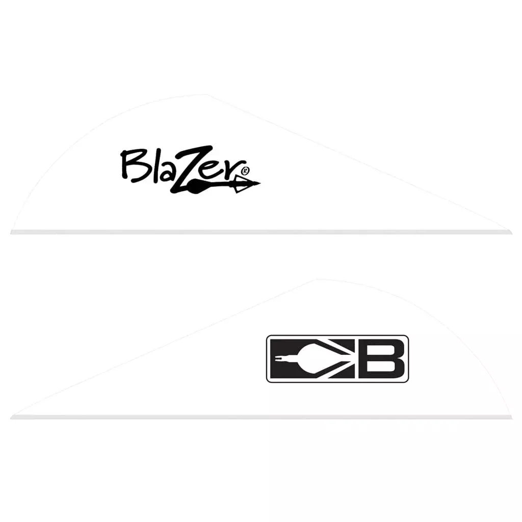 Bohning Blazer Vanes White 1000 Pk.
