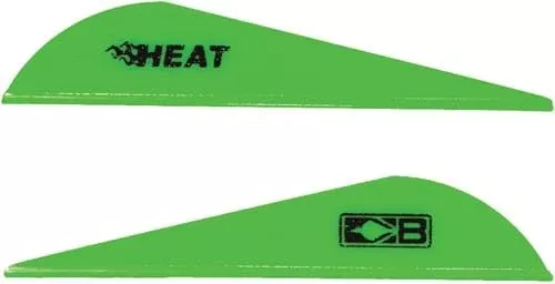 Bohning Heat Vanes Neon Green 36 Pk.