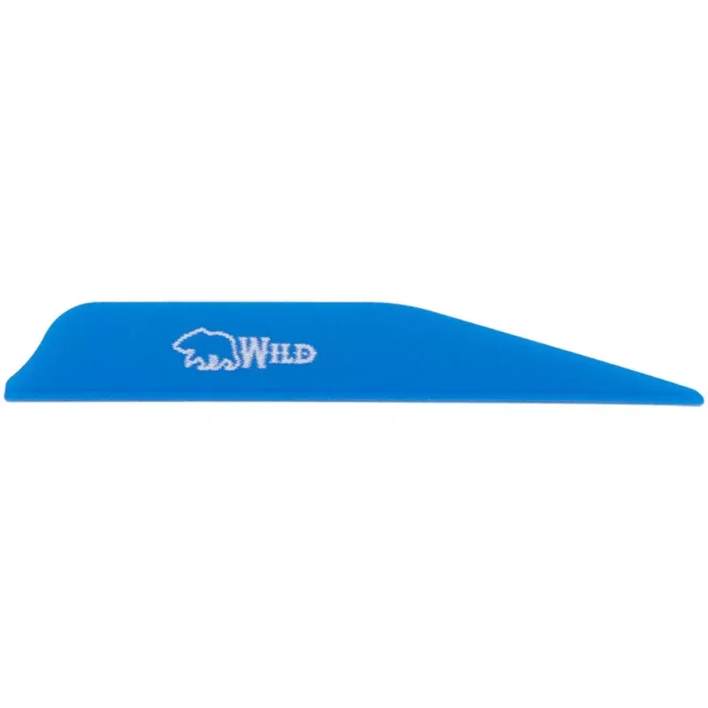 Bohning Wild Vanes 3 in. Satin Blue 100 pk.