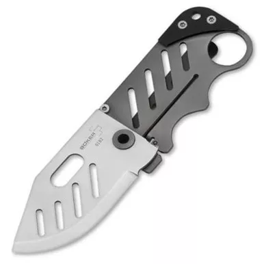 Boker Credit Card Knife 2.28" Folding Black