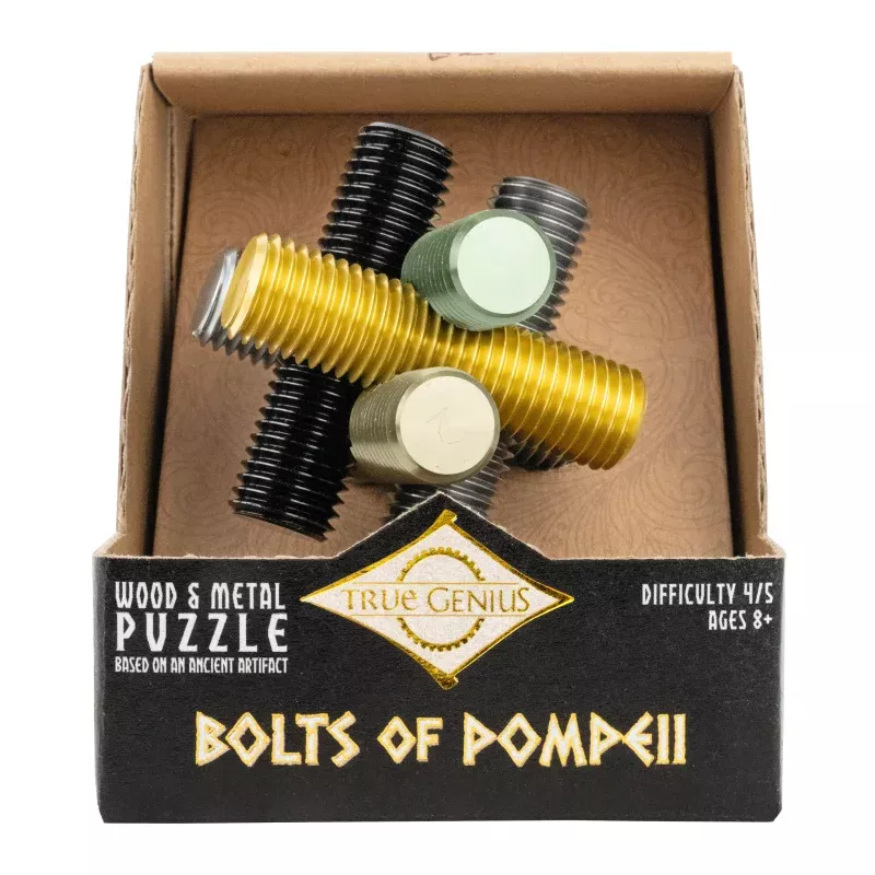 Bolts of PompeiiInterlocking Metal Burr Puzzle