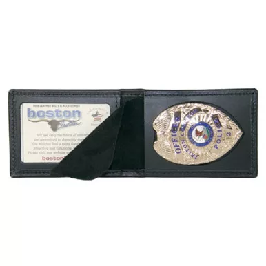 Boston Leather Model 200-S Billfold Style Badge Case, Soft