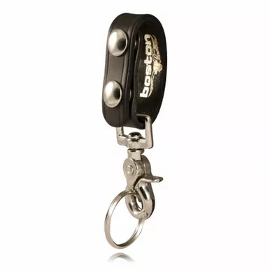 Boston Leather Model 5436 Belt Keeper w/ Deluxe Swivel Key Snap