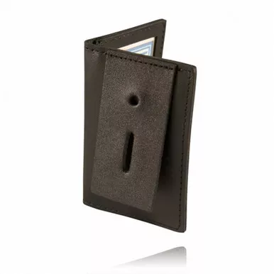 Boston Leather Model 5822WF Double ID Holder w/ Flap