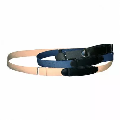 Boston Leather Model 6207 Adjustable Hook & Loop Closure Cotton Web Belt, 1.25"