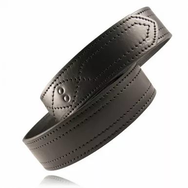 Boston Leather Model 6621 Off Duty Belt, Hook Lined Belt, 2.25"