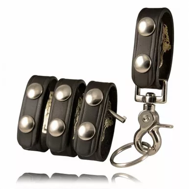 Boston Leather Model 7500 Deluxe Belt Keeper Combo Pack