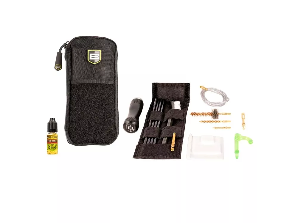 Breakthrough Badge Series Rod & Pull-Through Cleaning Kit w/ Molle Pouch, 5.56mm, Black