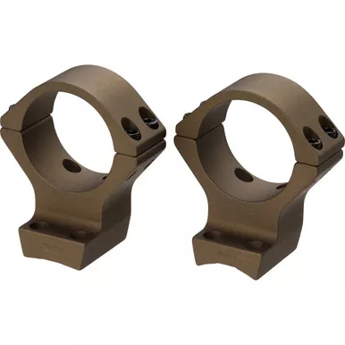 Browning 12536 X-Bolt Integrated Scope Rings, 30mm, Burnt Bronze, High