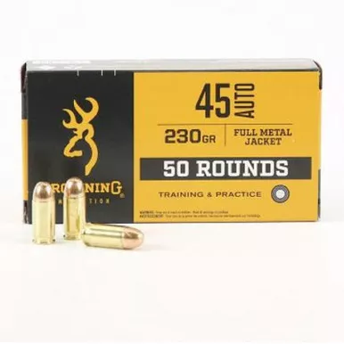 Browning 45ACP 230gr FMJ 50 Rounds