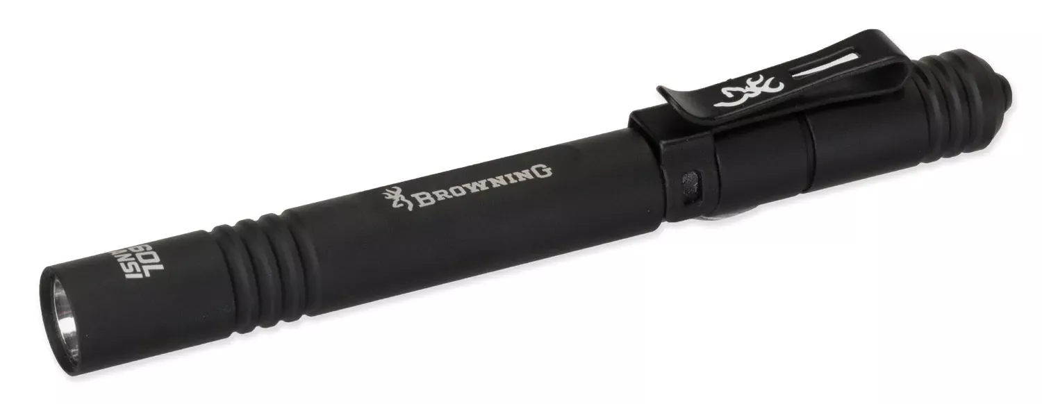Browning Microblast Pen Light Black White LED 60 Lumens 40 yds Range
