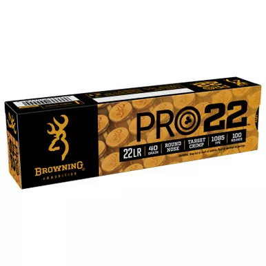 Browning Pro22 .22 LR 40 Grain LRN 100 Rounds