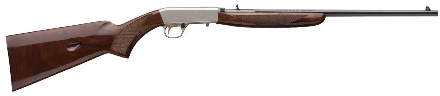 Browning SA-22 Grade II Octagon 22 LR Rifle 19″ Blued/Walnut