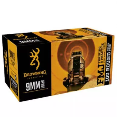 Browning Target & Practice 9mm 124Gr FMJ 100Rds
