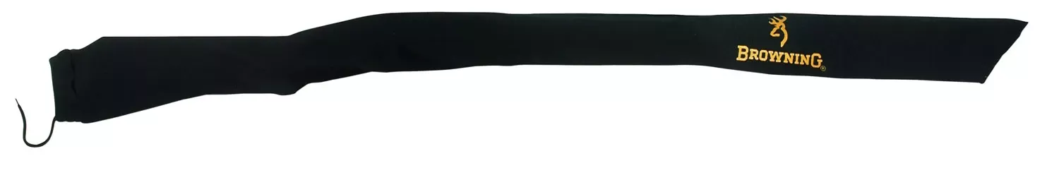 Browning VCI Gun Sock made of Knit with Black Finish & Drawstring Closure for Rifles & Shotguns