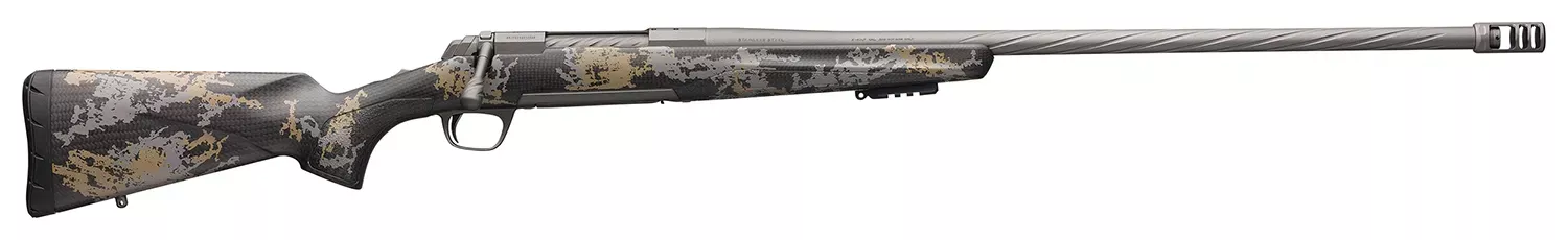 Browning X-Bolt Mountain Pro LR Tungsten 6.8WST 26″ Threaded 3Rd CF Stock SS Action/Barrel Brake 035541299