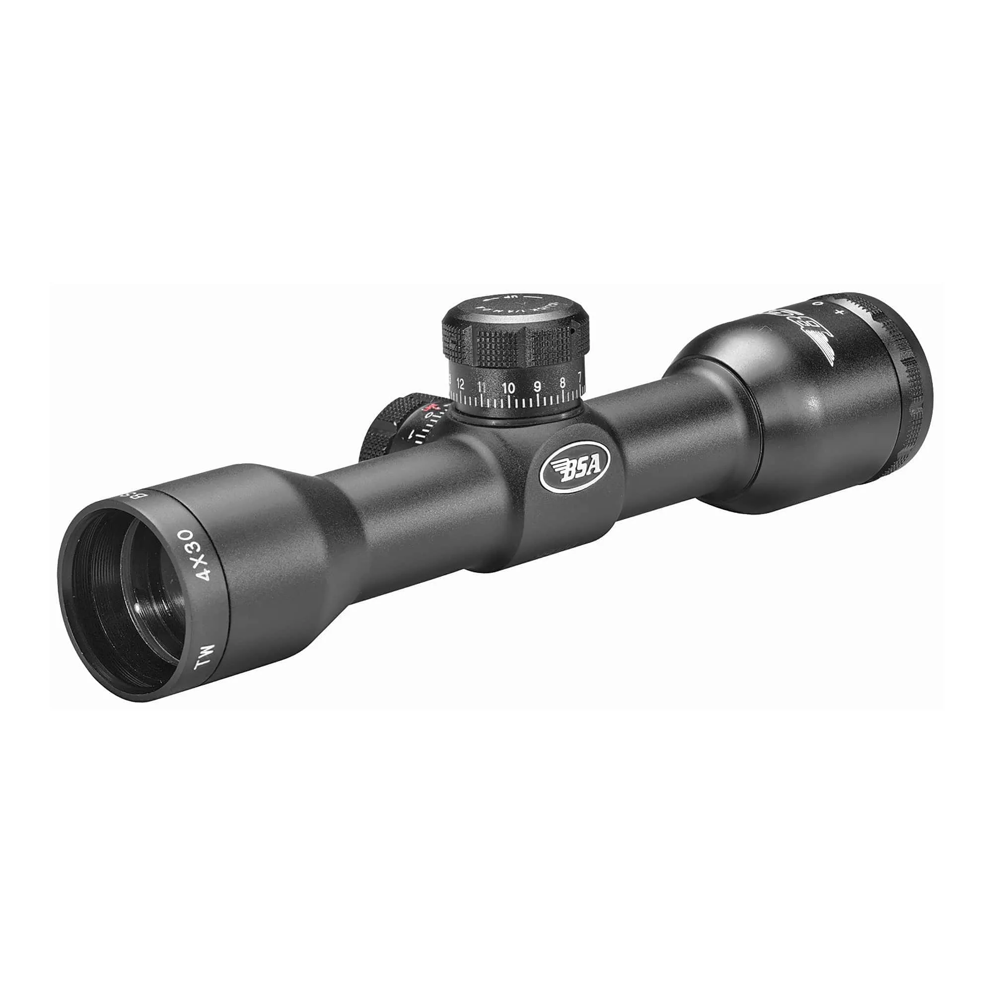 Bsa Optics Tactical Rifle Scope 4x30mm Mil-dot Reticle W/ Rings