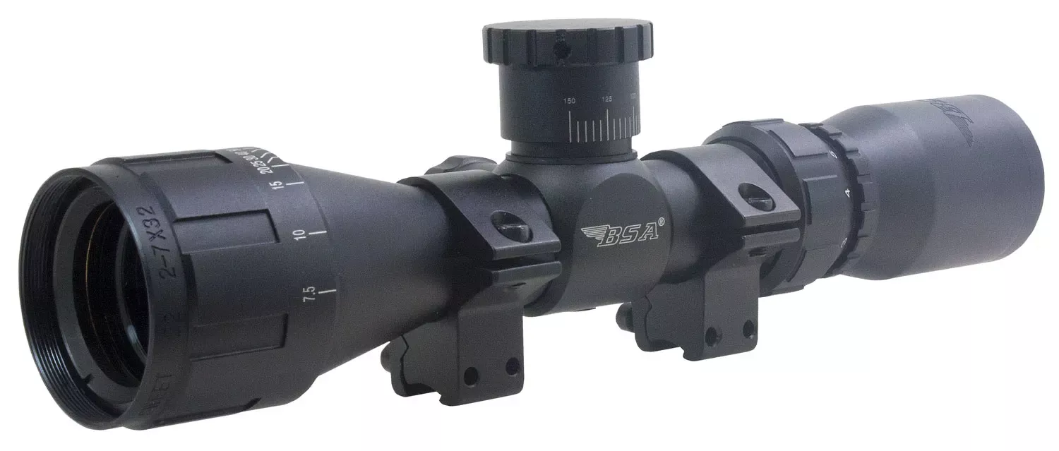 BSA Sweet 22 Matte Black 2-7x 32mm AO 1"