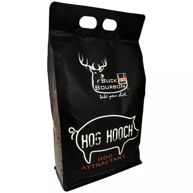 Buck Bourbon BB-HH Hog Hooch Hog Attractant 6 lb, Black