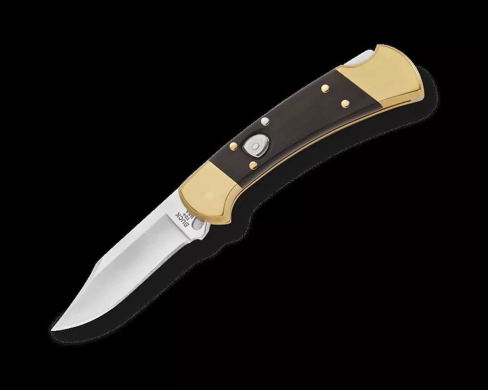 Buck Knives 112 Ranger Automatic Lockback Knife Ebony #0112BRSA
