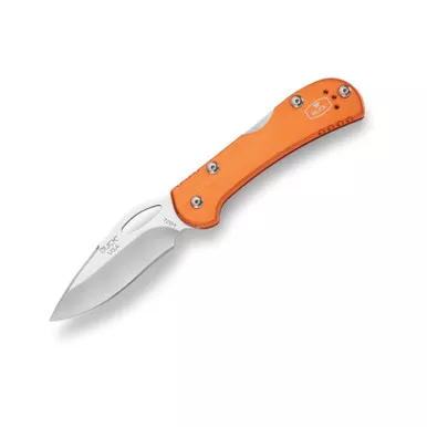 Buck Knives 726 Mini SpitFire Knife Orange Drop Point 2 3/4" Folding