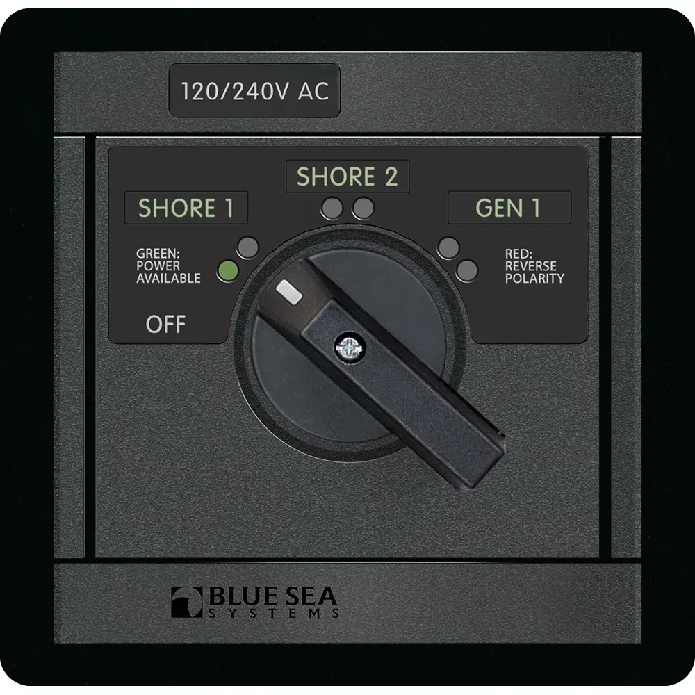 Bue Sea 120/240v AC Rotary 65A Off + 3 Sources - 1488
