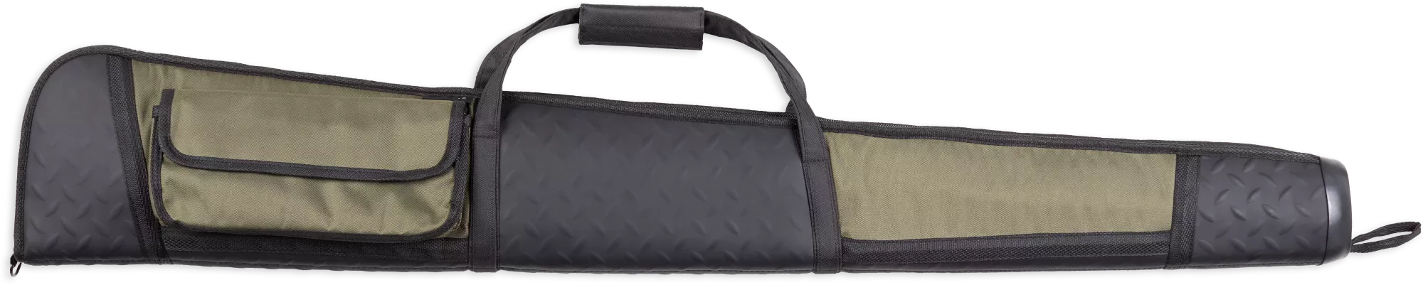 Bulldog Armor Rifle/Shotgun Case, Black/Green