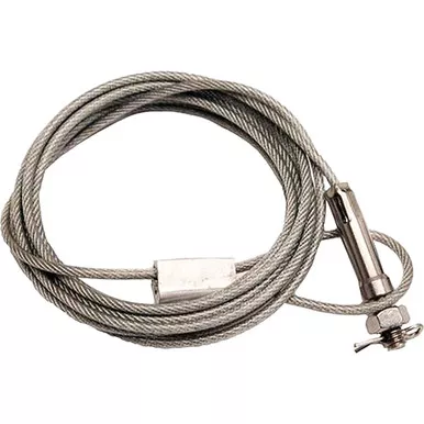 Bulldog Cases BD-CAB Deluxe Security Cable, 6 Inches, Silver