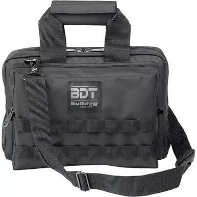 Bulldog Cases BDT917B Deluxe 2 Pistol Range Bag, Black