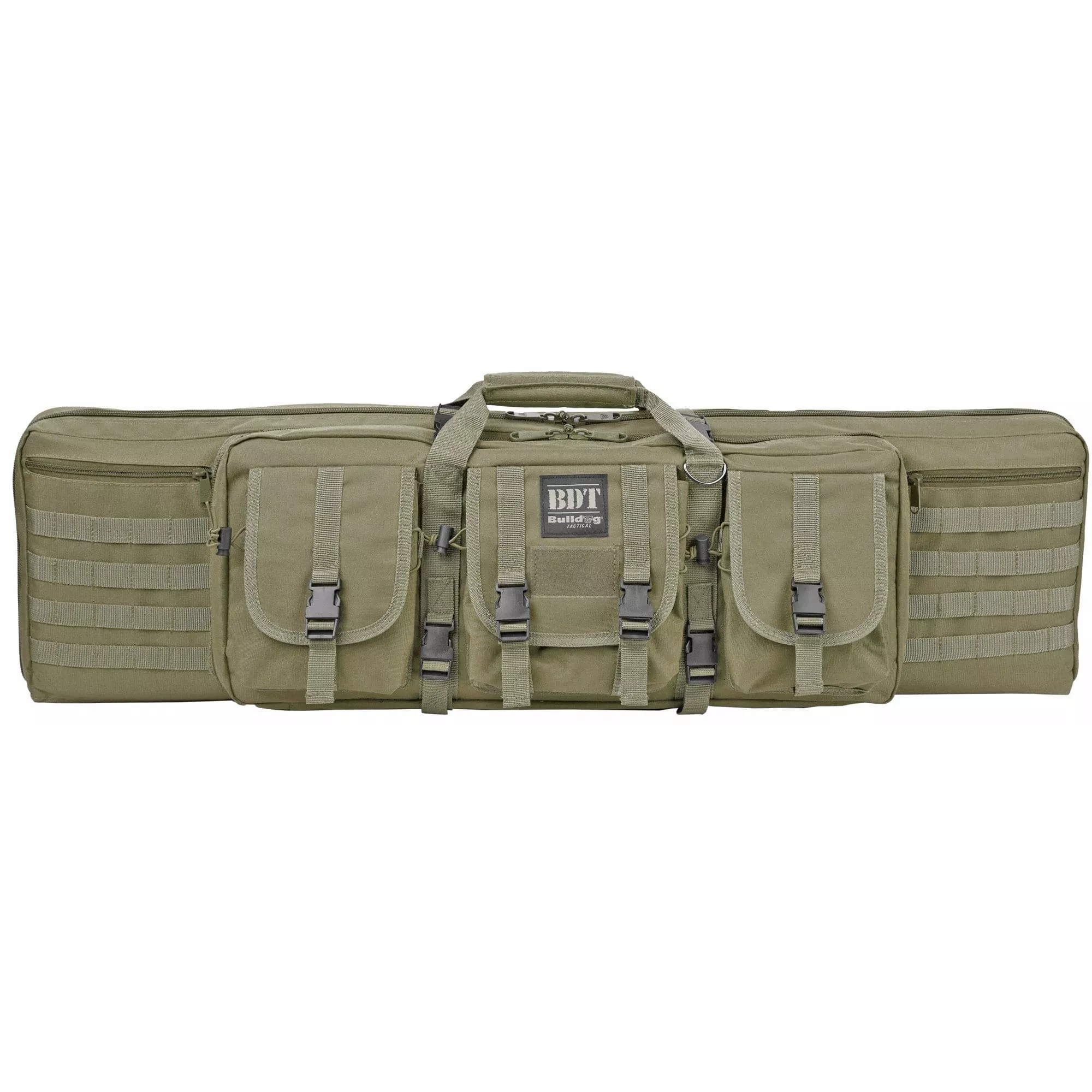 Bulldog Deluxe Single Tactical Rifle Case Green 36 In.
