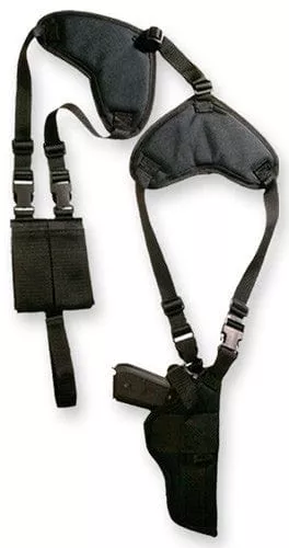 Bulldog Deluxe Vert-shoulder – Holster Rh/lh 2-4″ Bbl Black