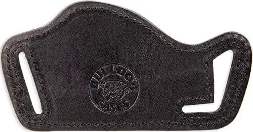 Bulldog Lay Flat Leather Holster Black Rh/lh Small/medium Frame Autos