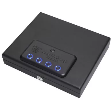 Bulldog Magnum LED Top Load Vault Access Code/Key Entry Black Powder Coat Steel
