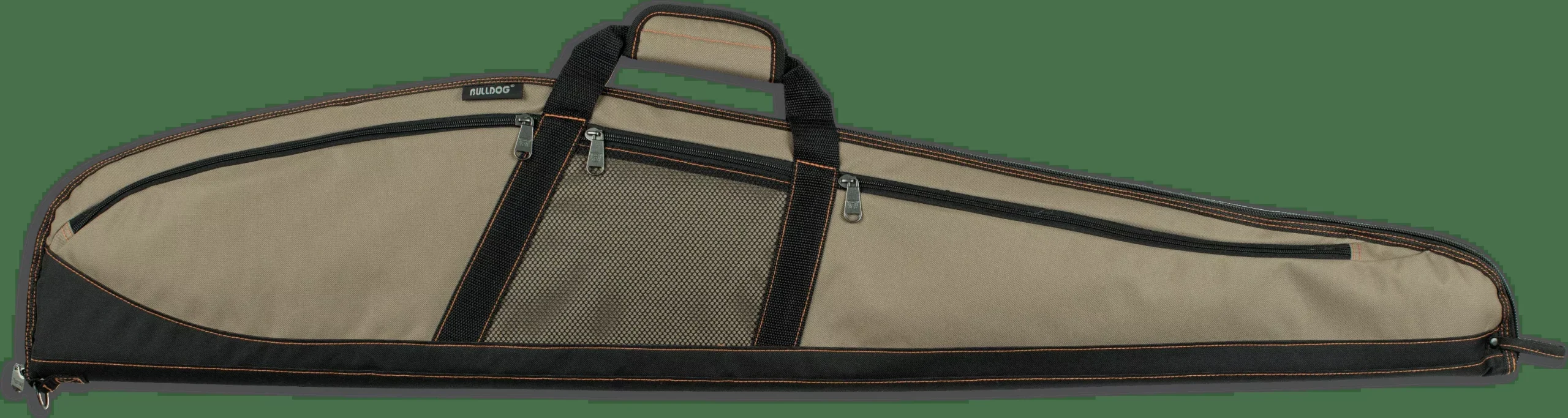Bulldog Plus Rifle Case48″ – Khaki W/ Black 3 Pockets