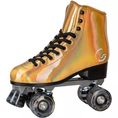 C SEVEN Adults Cute Farrah Roller Skates (C7-RSU-GOLD)