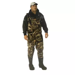 Caddis Neoprene Wader with 1000 Gram Boots – Max-4 Camo – Standard – 7