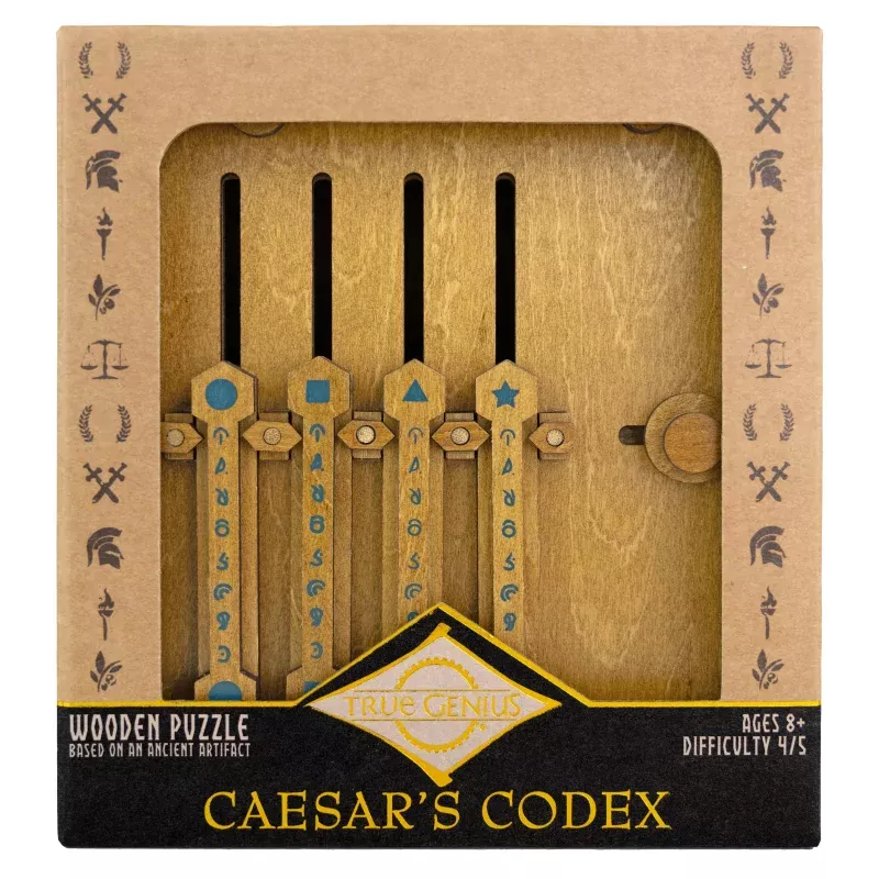 Caesar’s Codex – Lever Sliding Wooden Puzzle