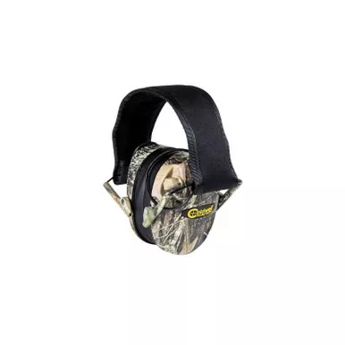 Caldwell 487200 E-Max Low Profile Electronic Hearing Protection Earmuffs, 23dB NRR, Mossy Oak Break-Up