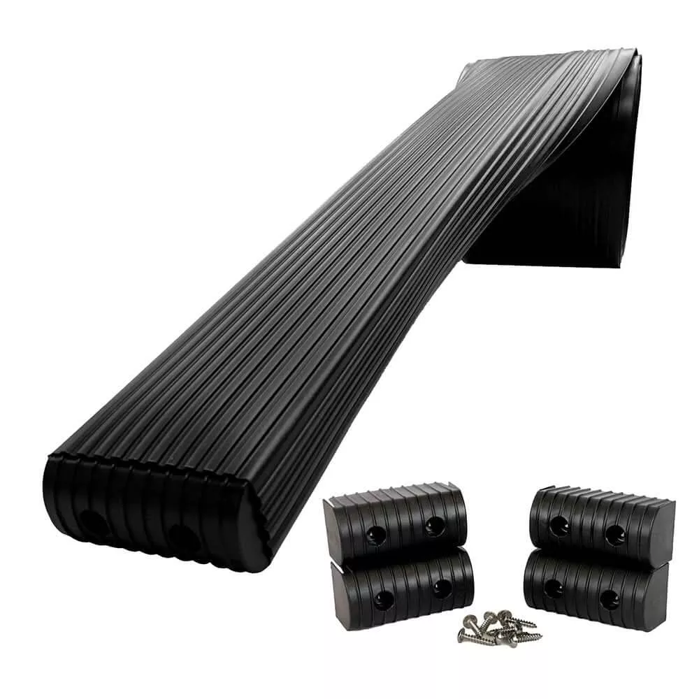 Caliber BunkWrap Kit - Black 16 ft x 2 in x 4 in Roll with Hardware and Endcaps - 23050-BK