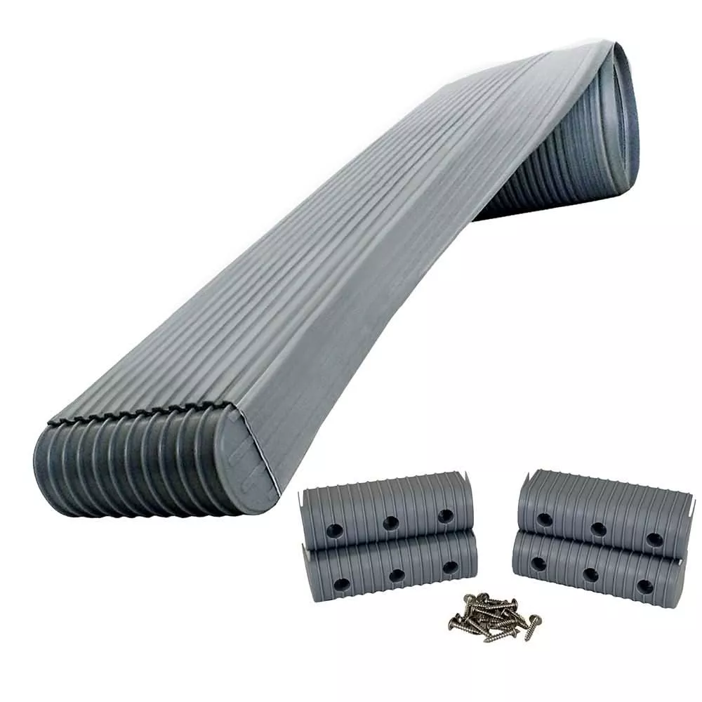 Caliber BunkWrap Kit – Grey 16 ft x 2 in x 6 in Roll with Hardware and Endcaps – 23052