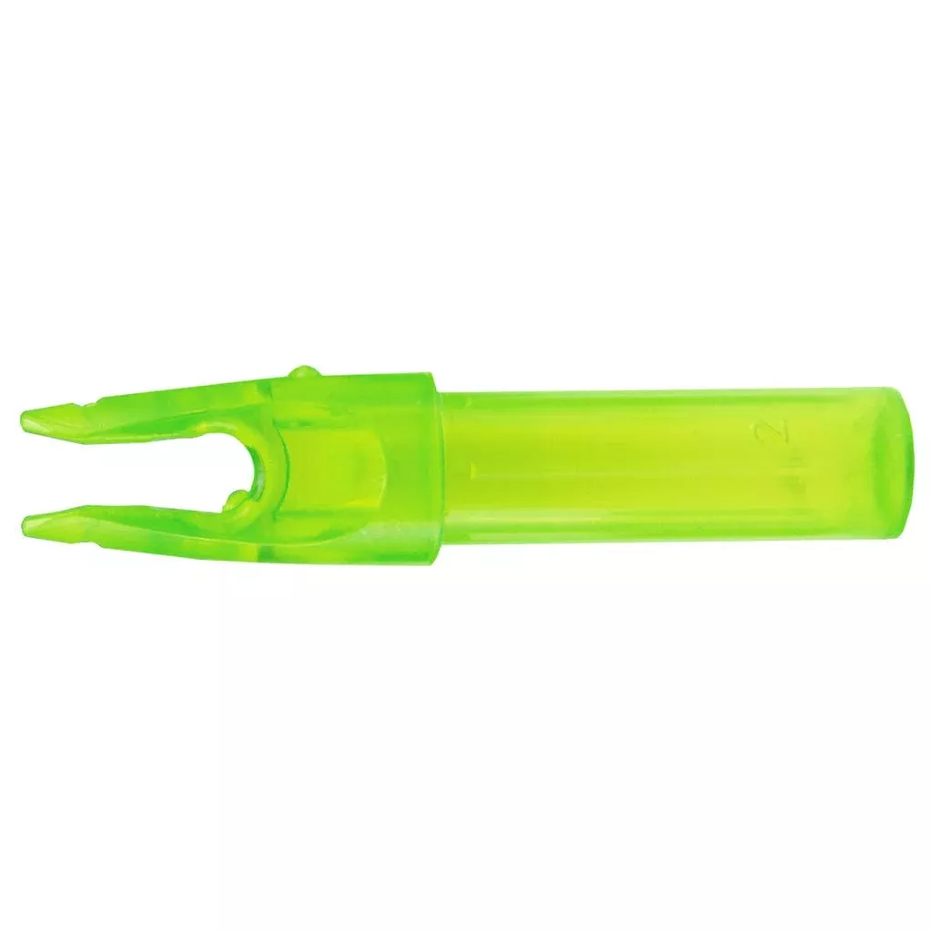 Carbon Express Launchpad Nocks Green .244 12 Pk.