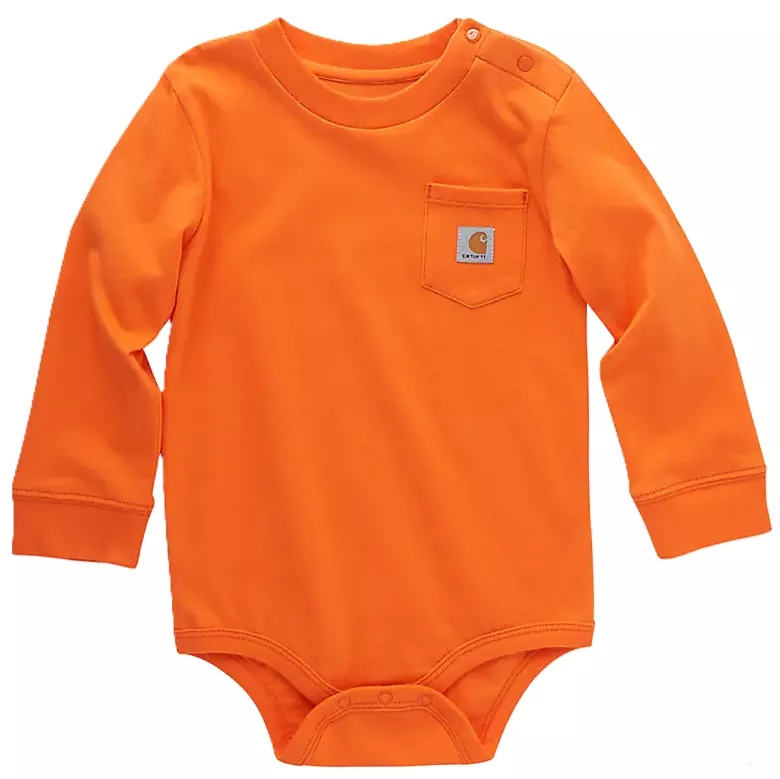 Carhartt Infant Boys’ Long-Sleeve Pocket Bodysuit #CA5002