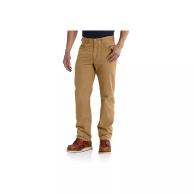 Carhartt Mens 5-Pocket Pant Relaxed Fit Rugged Flex
