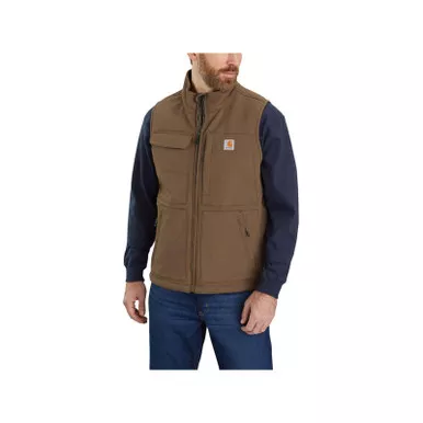 Carhartt Mens Super Dux Relaxed Fit Sherpa-Lined Vests